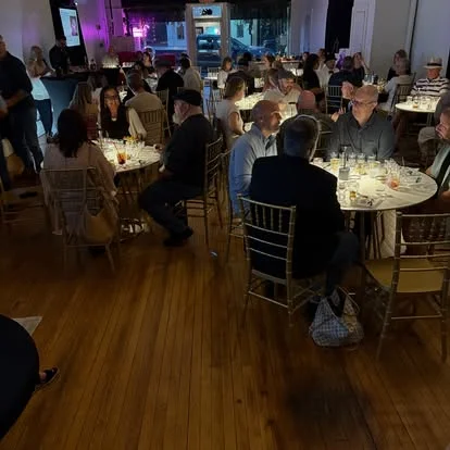 Party guests enjoying the evening at The Main Event