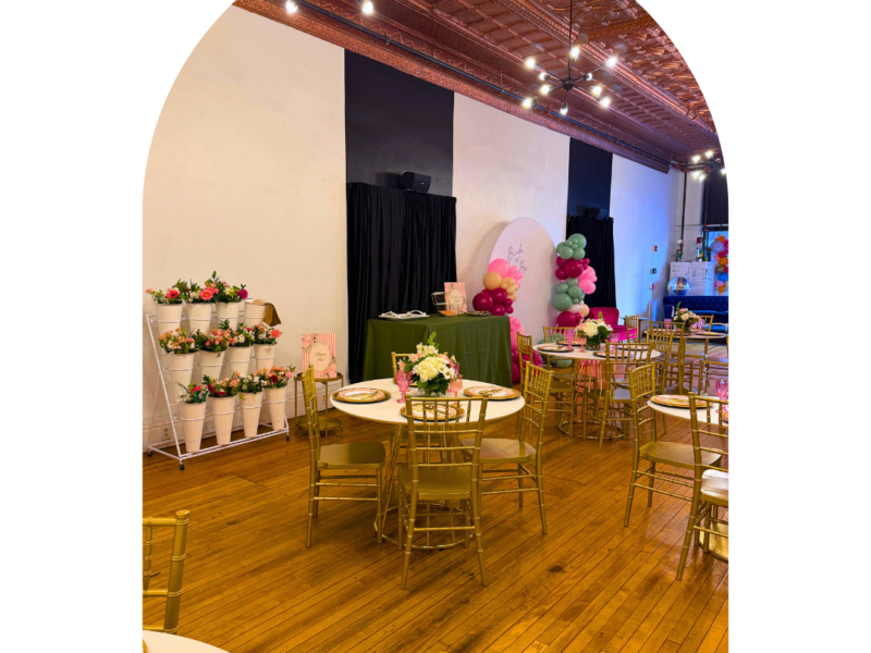 The Main Event venue archway entrance